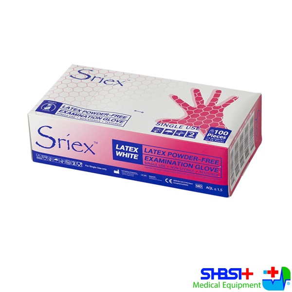 srix- دستکش لاتکس بدون پودر اسمال سریکس - تصویر 1